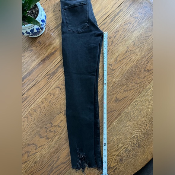 Agolde Sophie Mid Rise Skinny Ankle Jean in Black Wash Size 29 - Picture 6 of 10